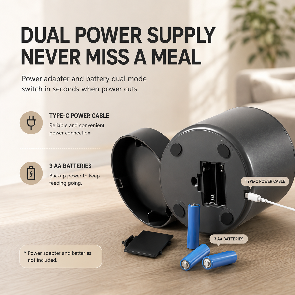 S&S Minimalist Smart Pet Feeder