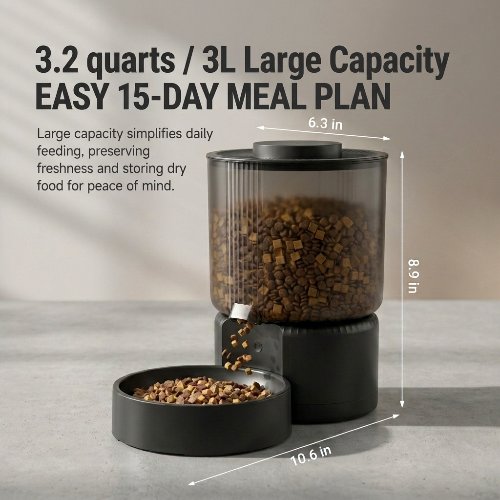 S&S Minimalist Smart Pet Feeder